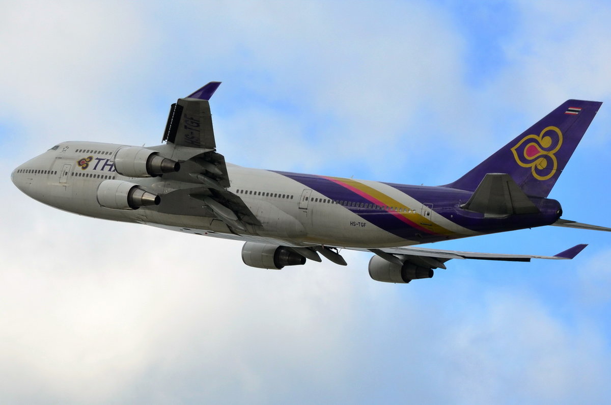HS-TGF Thai Airways International Boeing 747-4D7  , MUC , 07.10.2017