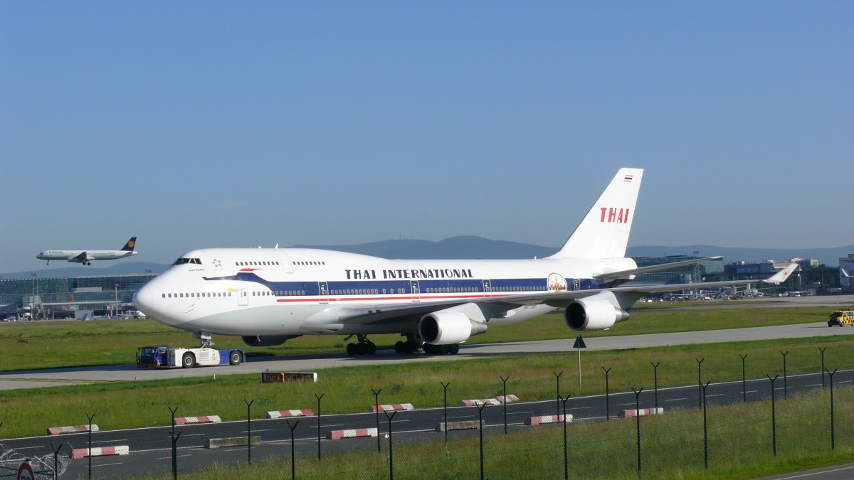 HS-TGP Thai Airwaiys Boeing 747-4D7 in Frankfurt am 05.06.2010
