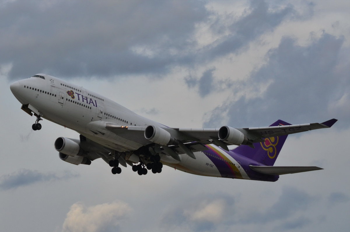 HS-TGZ Thai Airways International Boeing 747-4D7  , MUC , 06.10.2017