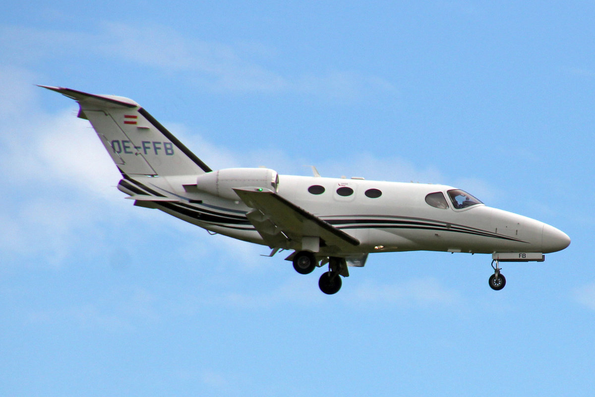 HTM Jet Service, OE-FFB, Cessna 510 Mustang, 29.Juli 2017, ZRH Zürich, Switzerland.
