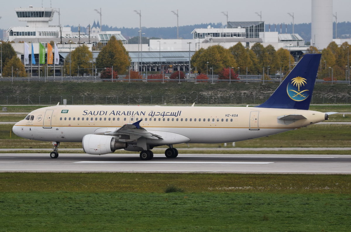 HZ-ASA Saudi Arabian Airlines Airbus A320-214  , MUC , 04.10.2017