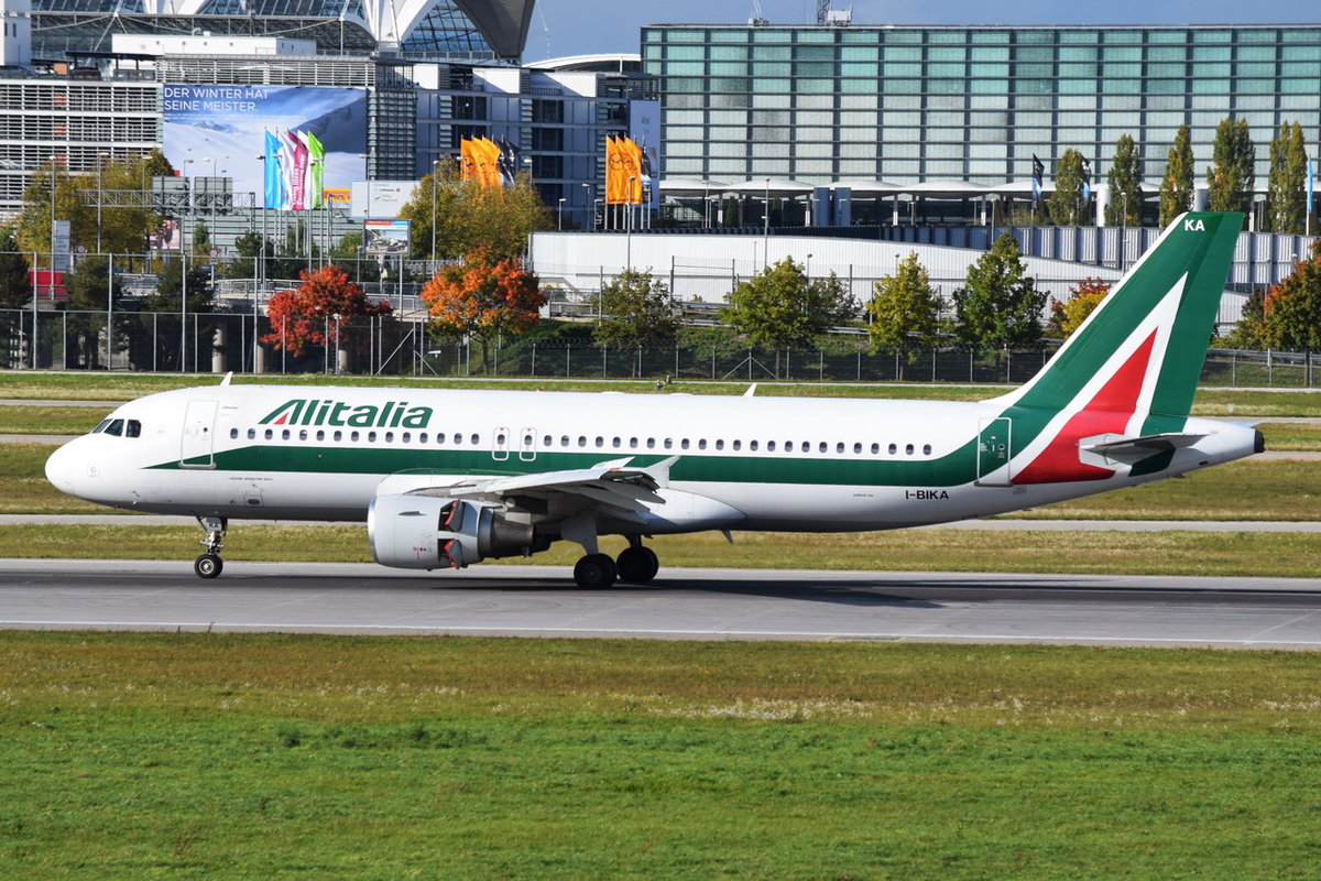 I-BIKA Alitalia Airbus A320-214  , 03.10.2017 , MUC