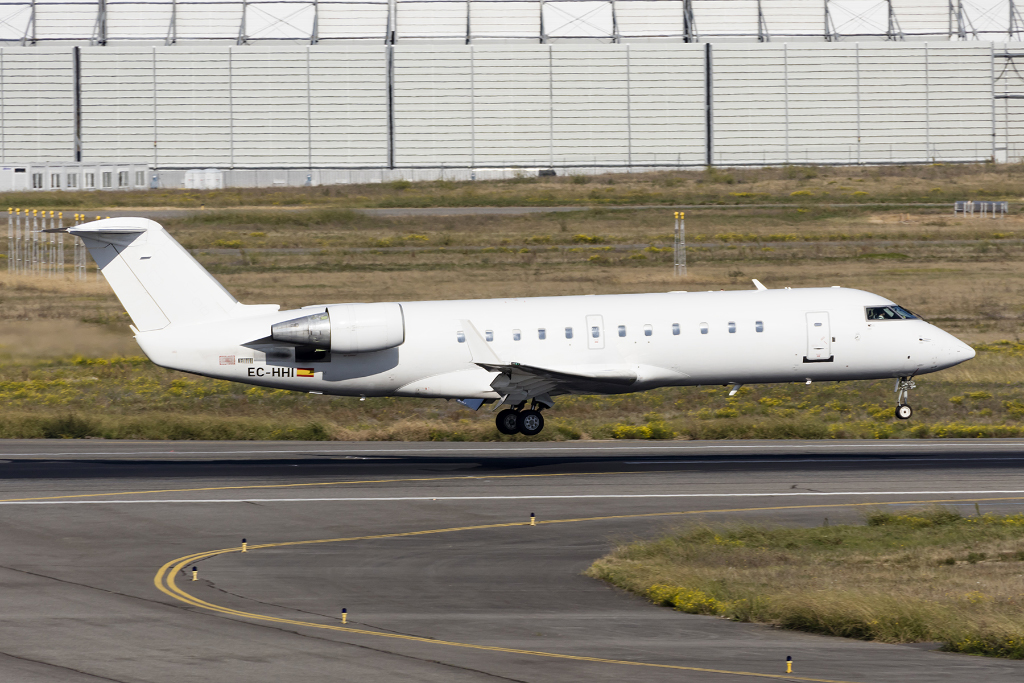 Iberia - Air Nostrum, EC-HHI, Bombardier, CRJ-100LR, 29.09.2015, TLS, Toulouse, France 




