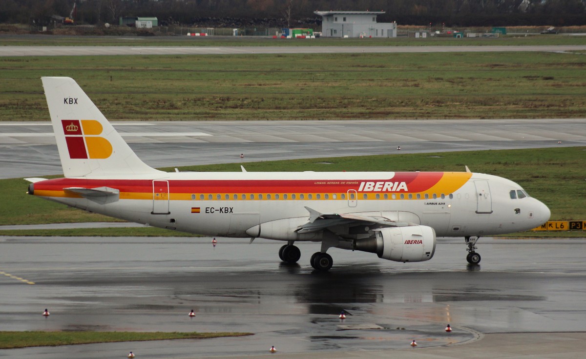 Iberia, EC-KBX,(c/n 3078),Airbus A 319-111,20.02.2016, DUS-EDDL, Düsseldorf, Germany (Name: Oso Padro)
