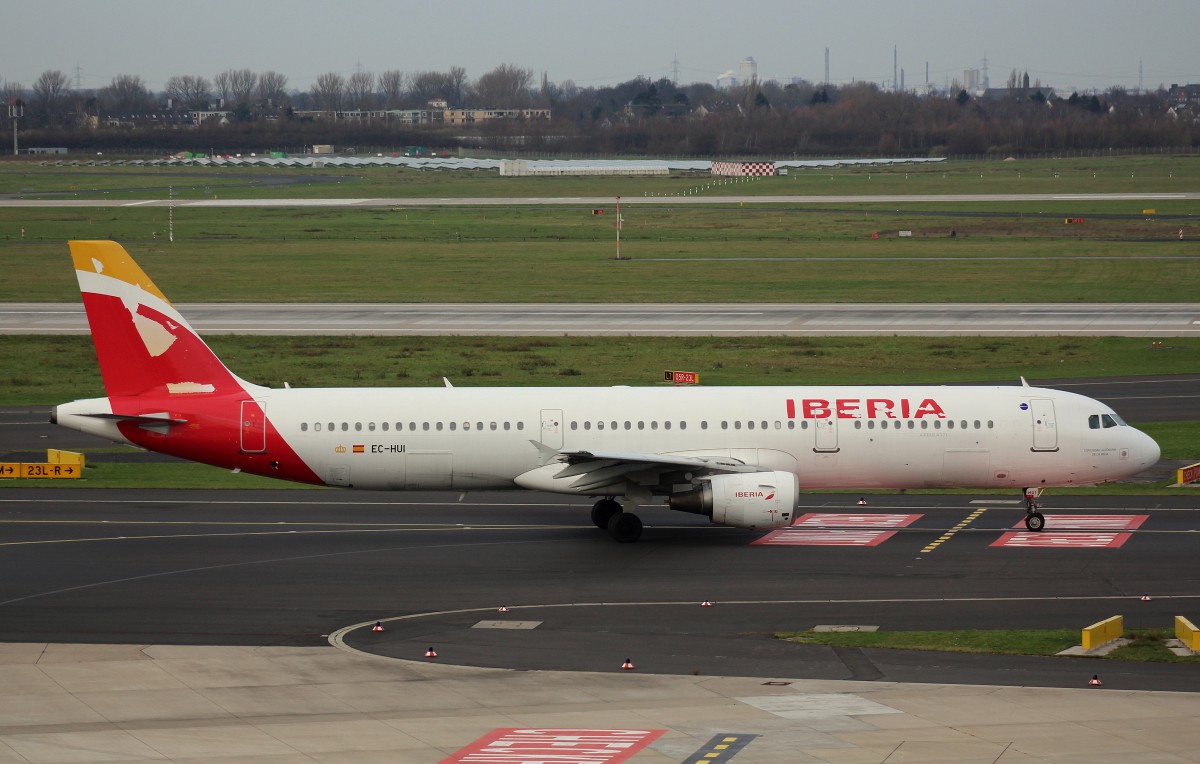 Iberia,EC-HUI,(C/N 1027),Airbus A 321-211, 27.12.2015,DUS-EDDL, Düsseldorf, Germany (Taufname :Comunidad Autonoma de La Rioja)