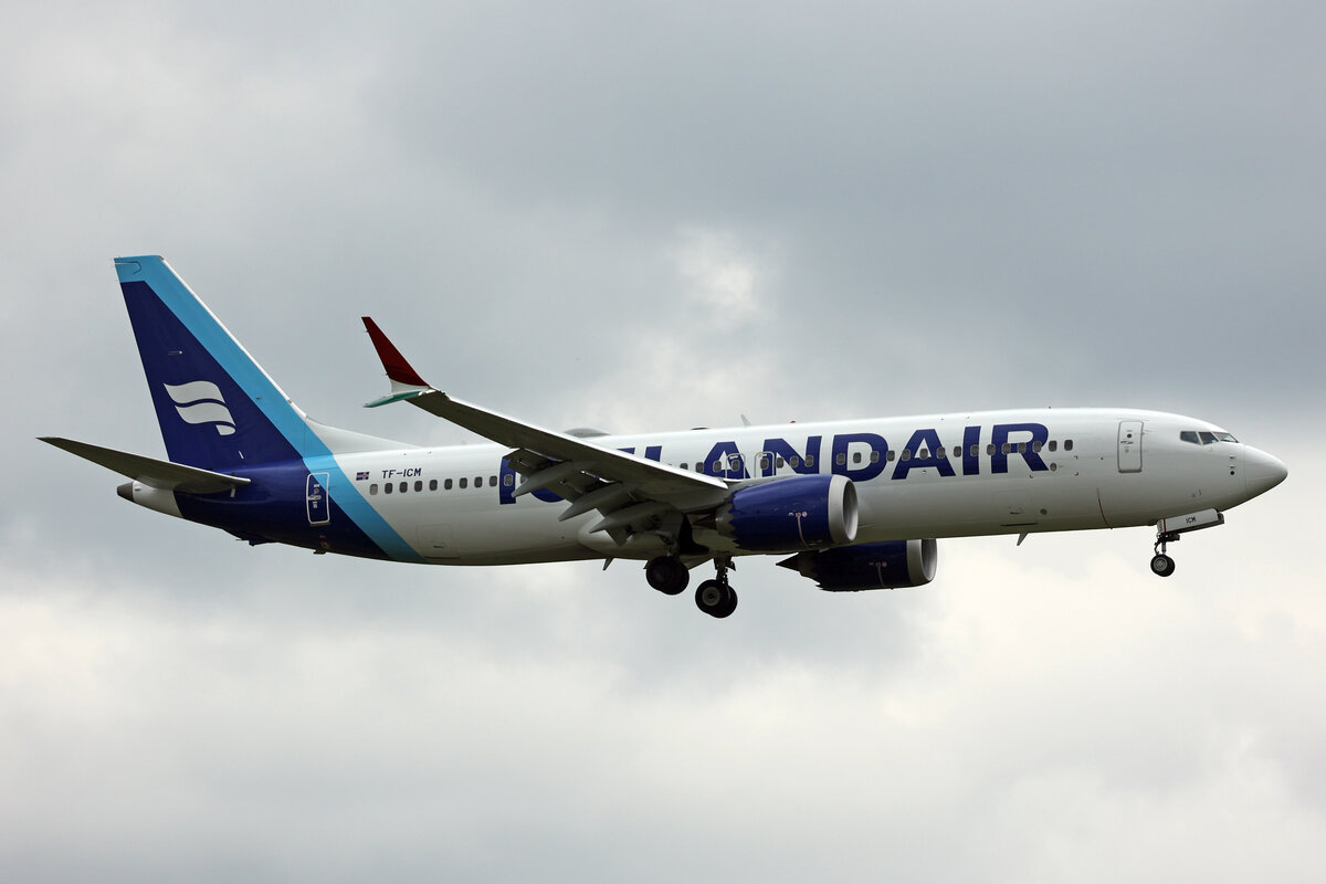 Icelandair, TF-ICM, Boeing B737-8MAX, msn: 60010/7601, 19.April 2023, ZRH Zürich, Switzerland.