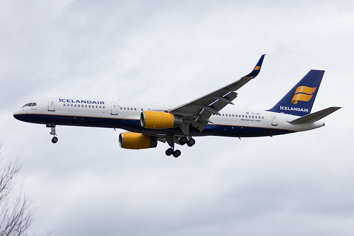 Icelandair, TF-ISV, Boeing, B757-256, 21.01.2018, ZRH, Zürich, Switzerland 



