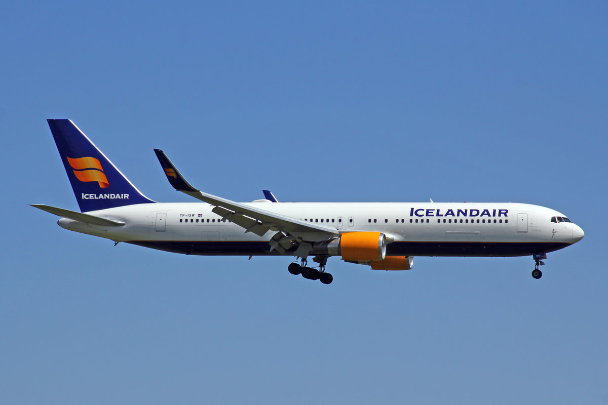 Icelandair, TF-ISW, Boeing 767-319ER, 7.August 2017, ZRH Zürich, Switzerland.