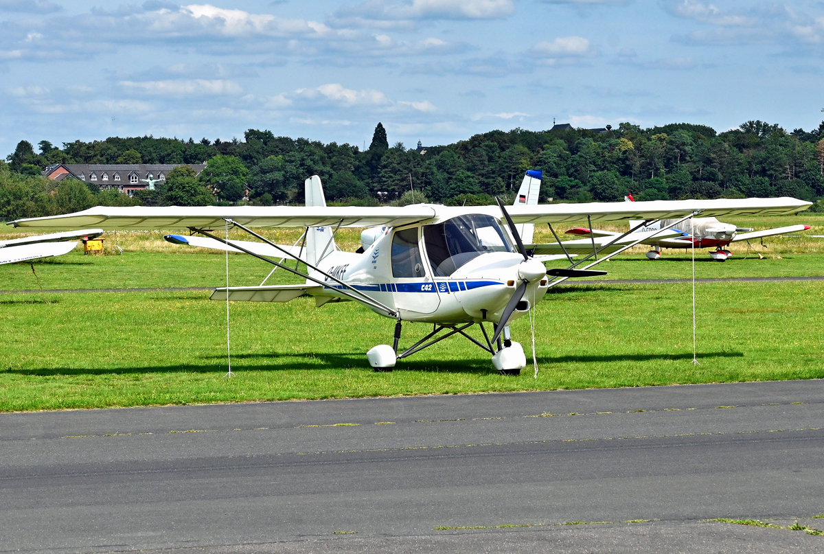 Ikarus C-42, D-MKFF am Flugpltz Bonn-Hangelar - 24.08.2021