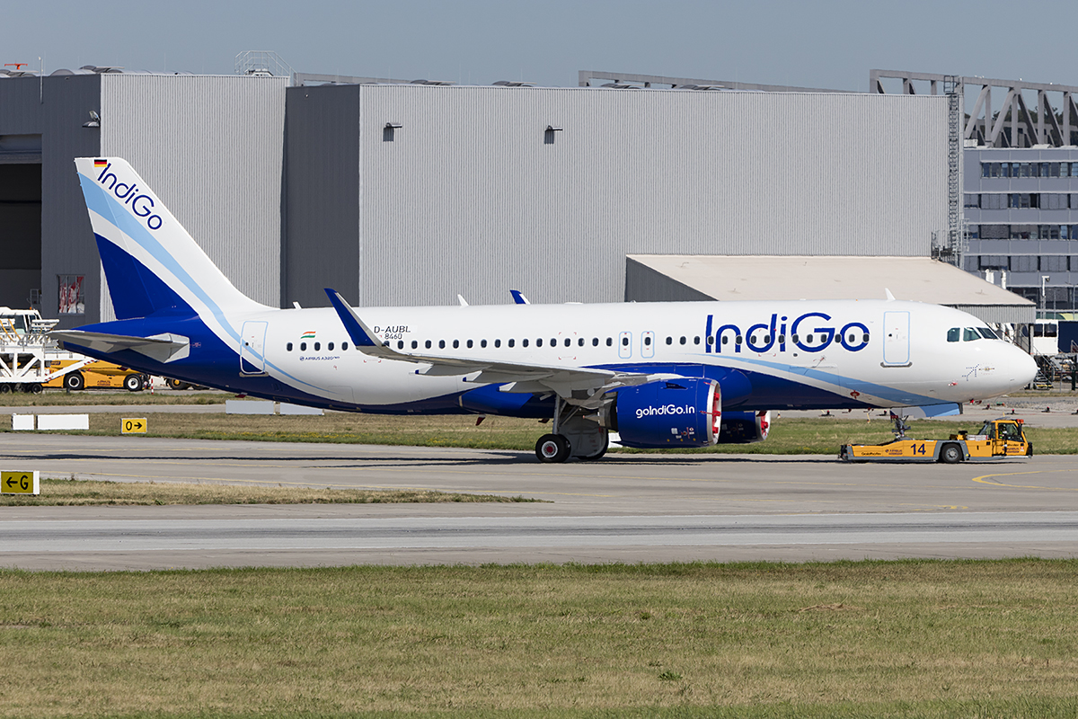 IndiGo, D-AUBL (later Reg.: VT-IVY ), Airbus, A320-271M, 22.08.2018, Finkenwerder, Germany 


