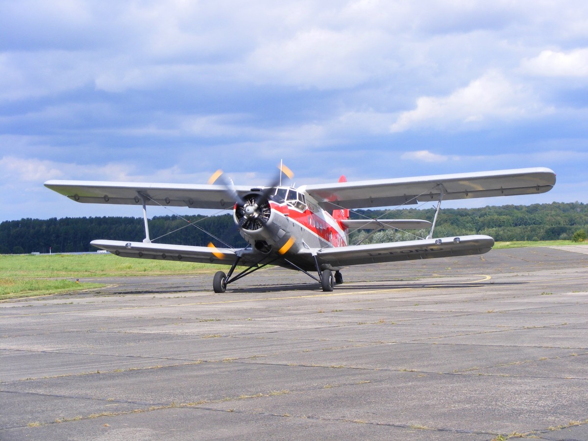 INTERFLUG, D-FOND, Antonow AN-2, Leipzig-Altenburg Airport (EDAC), 5.9.2015