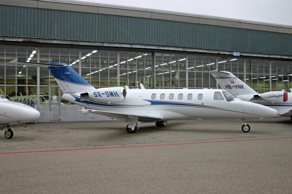 Interjet, SX-SMH, Cessna 525A Citation JetII, msn: 525A-0229, 27.Oktober 2007, ZRH Zürich, Switzerland.