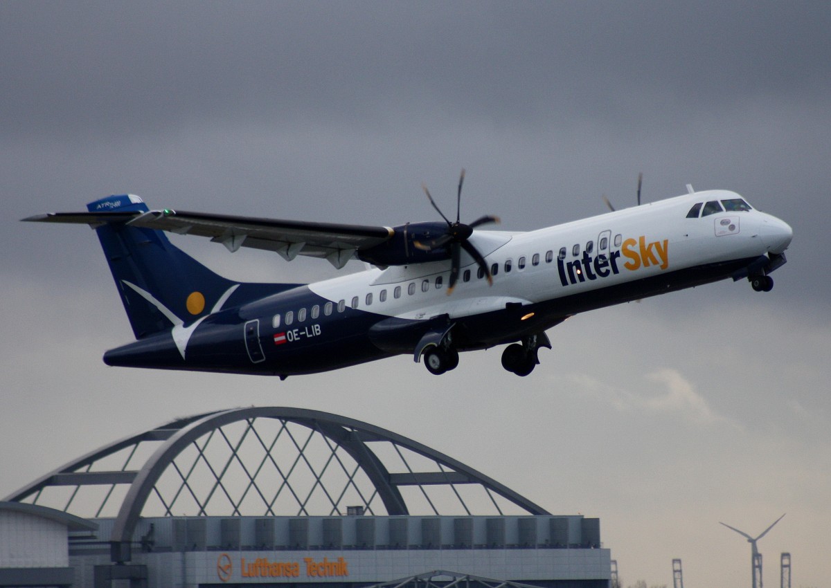 InterSky,OELIB,(c/n 1038),ATR72600,04.03.2015,HAMEDDH,Hamburg