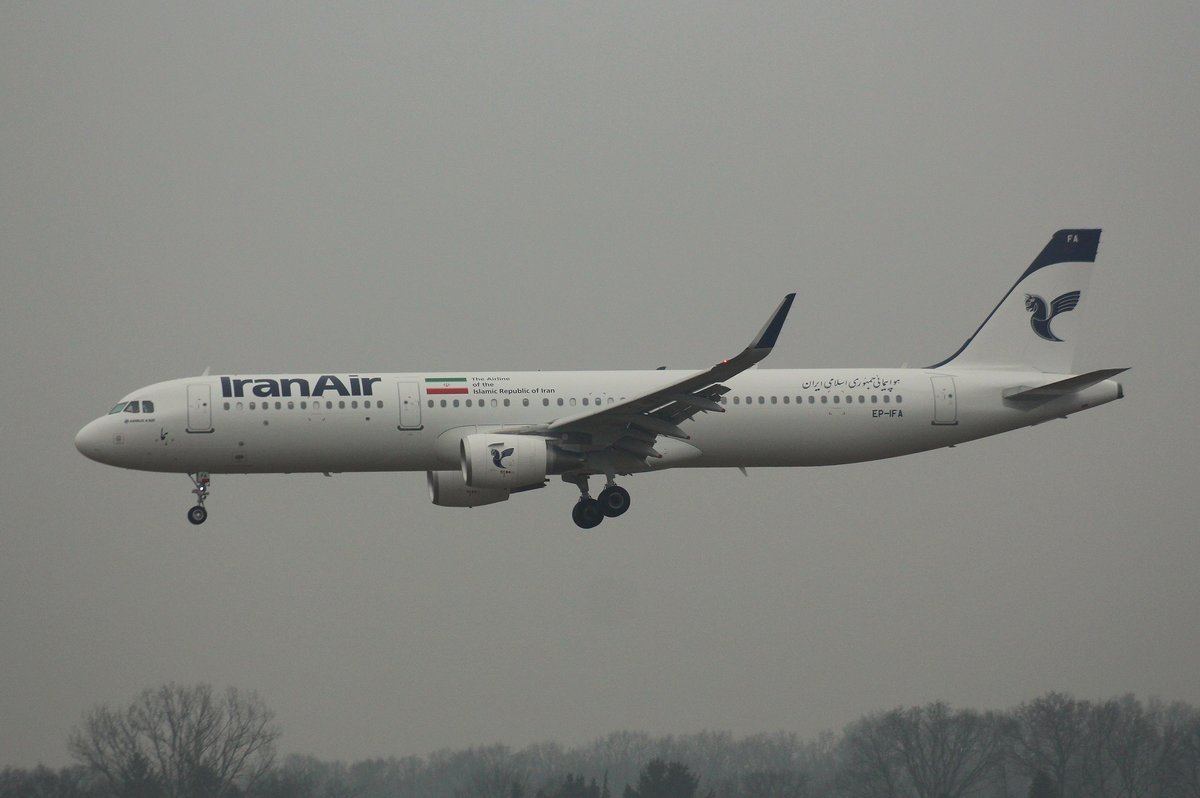 Iran Air, EP-IFA, (c/n 7418),Airbus A 321-211 (SL), 19.02.2017, HAM-EDDH, Hamburg, Germany 