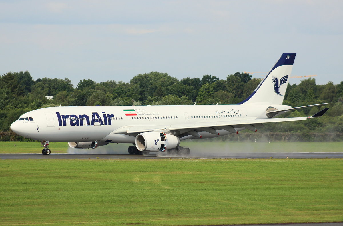 Iran Air, EP-IJB, MSN 1586, Airbus A 330-243,30.07.2017, HAM-EDDH, Hamburg, Germany 