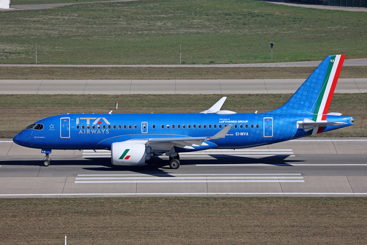 ITA Airways , EI-MVA, Airbus A220-171, msn: 50074,  Kristian Ghedina , 26.September 2026, ZRH Z�rich, Switzerland.
