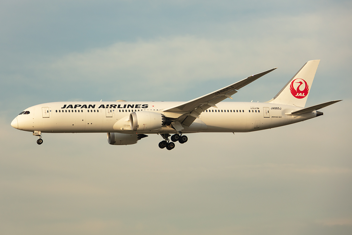 JAL, JA865J, Boeing, B787-9, 24.11.2019, FRA, Frankfurt, Germany




