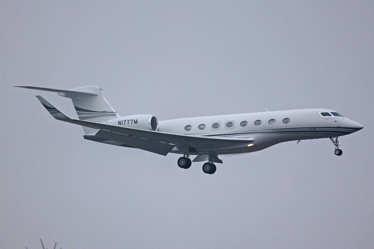 JAS Jet Aviation Flight Services, N1777M, Gulfstream G650, msn: 6094, 20.Januar 2025, ZRH Z�rich, Switzerland.