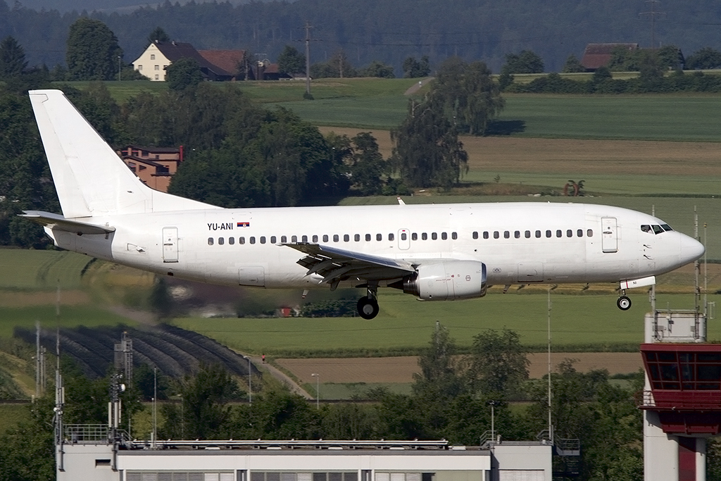 JAT Airways, YU-ANI, Boeing, B737-3H9, 08.06.2014, ZRH, Zuerich, Switzerland




