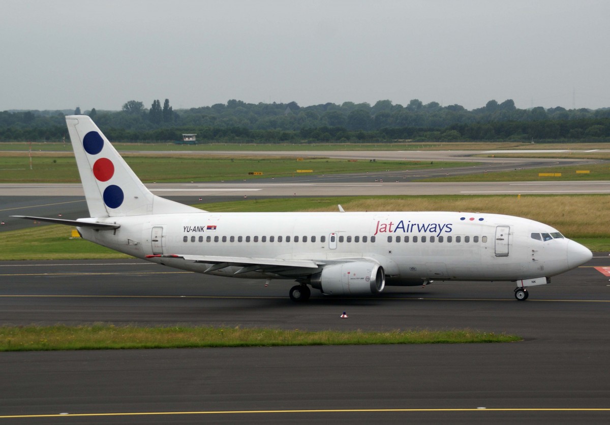 JAT Airways, YU-ANK, Boeing, 737-300, 01.07.2013, DUS-EDDL, Düsseldorf, Germany 