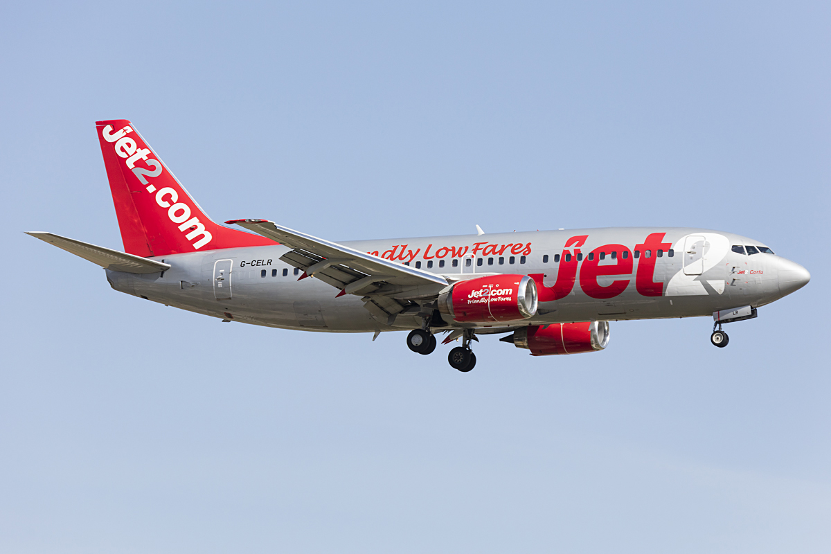 Jet2, G-CELR, Boeing, B737-330, 28.10.2016, AGP, Malaga, Spain 



