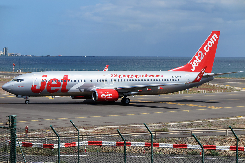 Jet2, G-GDFR, Boeing, B737-8Z9, 21.03.2015, ACE, Arrecife, Spain 



