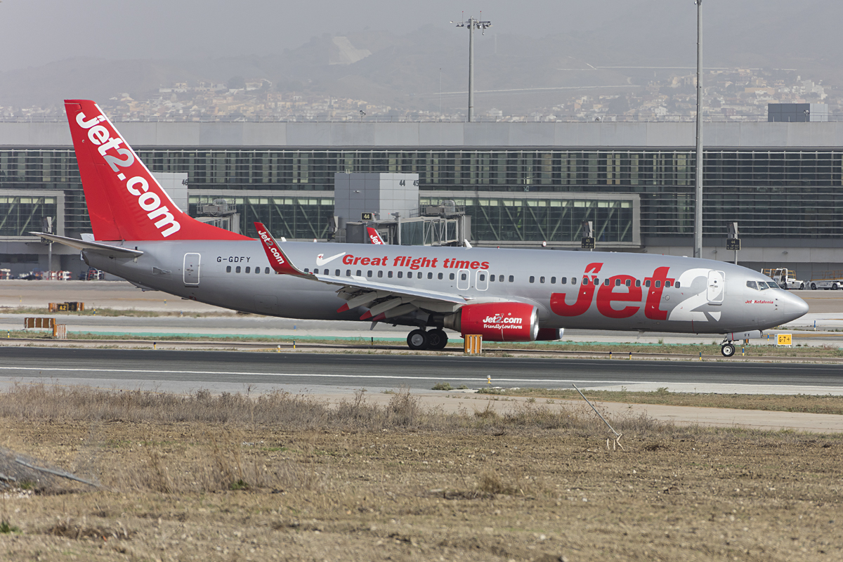 Jet2, G-GDFY, Boeing, B737-86Q, 27.10.2016, AGP, Malaga, Spain


