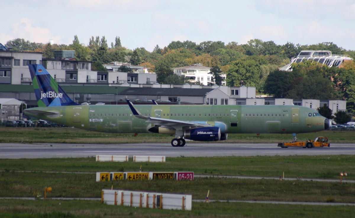 JetBlue Airways, D-AVZS, Reg.N942JB, (c/n 6279), Airbus A 321-231 (SL), 11.09.2014, XFW-EDHI, Hamburg -Finkenwerder, Germany 
