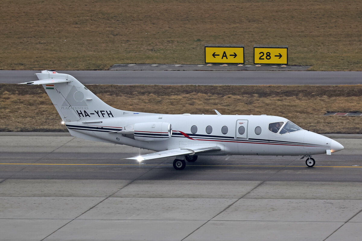 Jetstream, HA-YFH, Beechcraft 400A Beechjet, msn: RK-528, 23.Januar 2026, ZRH Zürich, Switzerland.