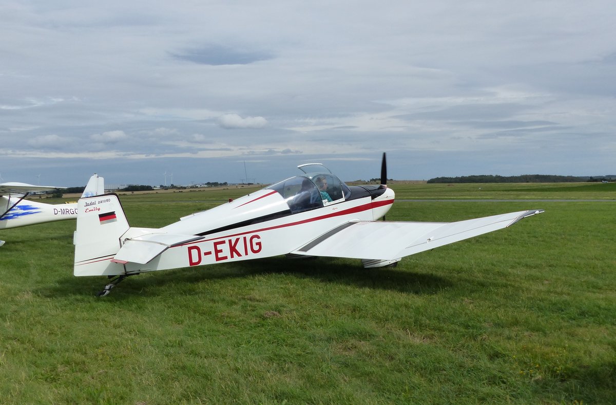 Jodel DR 1050 Ambassadeur, D-EKIG auf dem Flugplatz Gera (EDAJ) am 17.8.2019