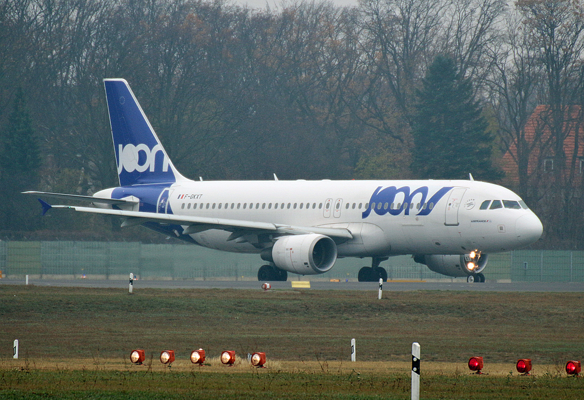 JOON, Airbus A 320-214,F-GKXT, TXL, 24.11.2018