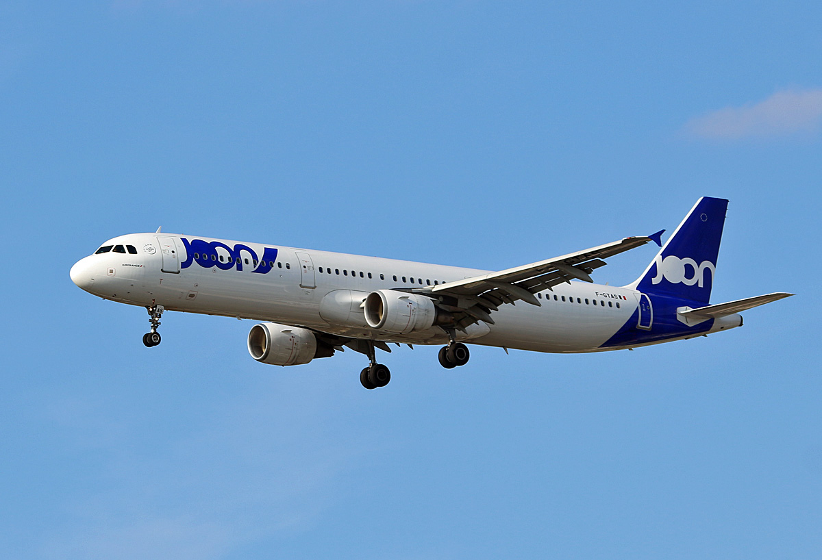 JOON, Airbus A 321-212, F-GTAS, TXL, 18.08.2018
