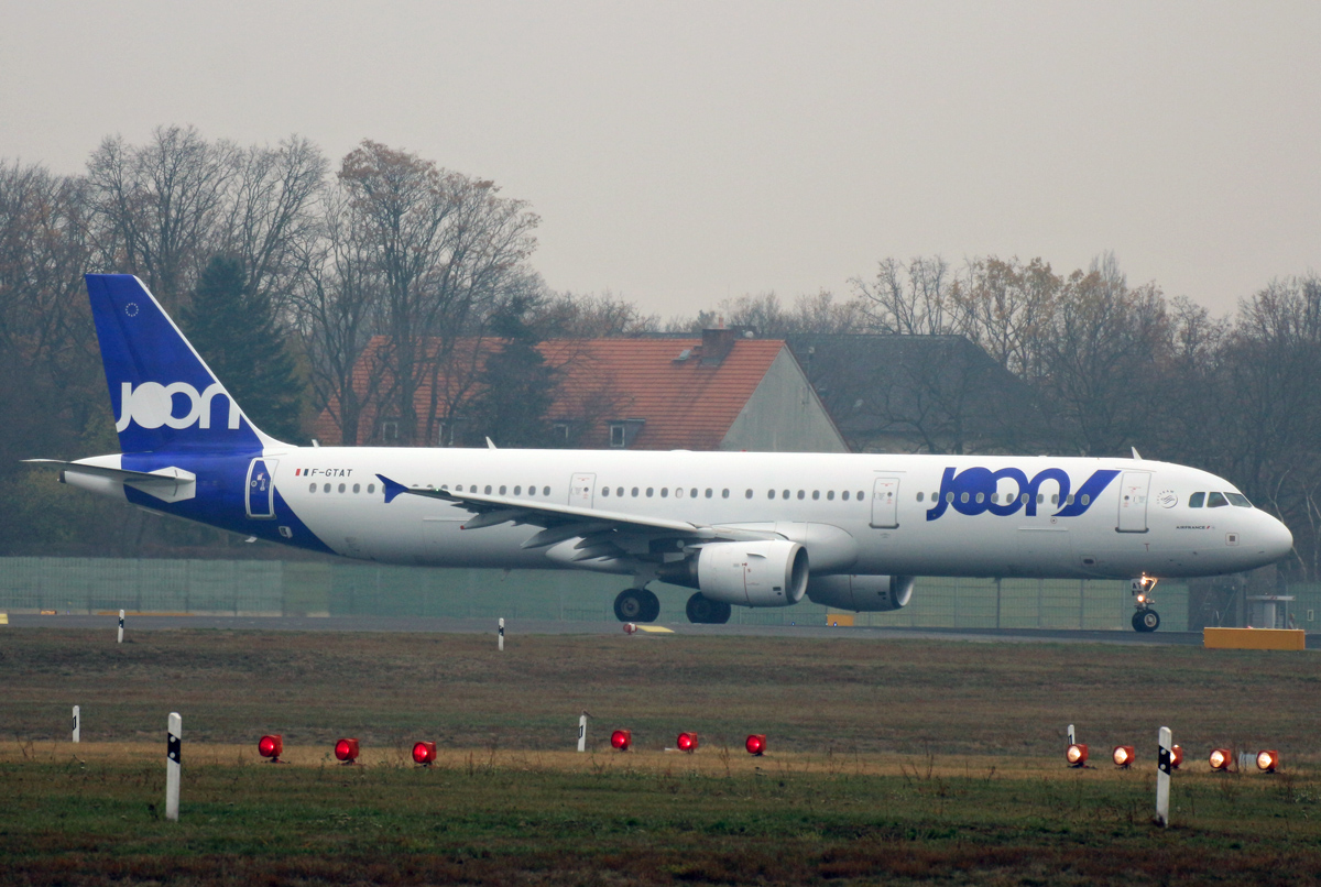 JOON, Airbus A 321-212, F-GTAT, TXL, 24.11.2018