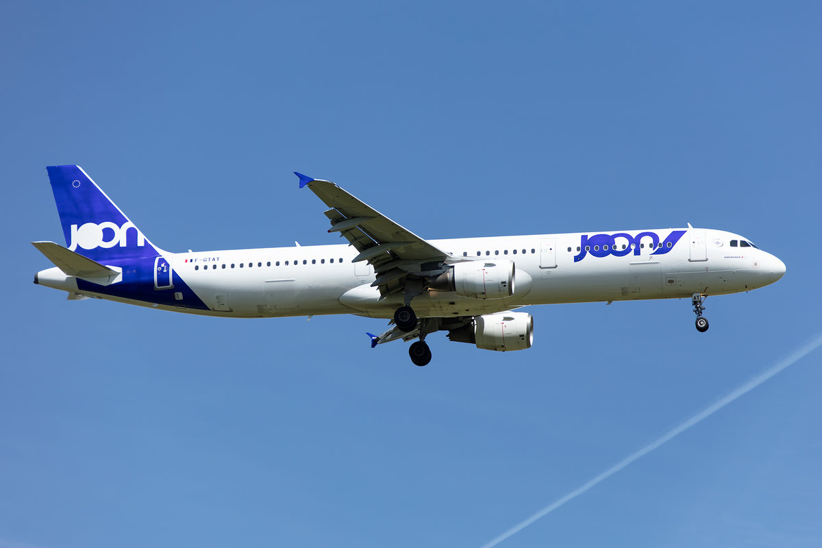Joon,  F-GTAT, Airbus, A321-211, 13.05.2019, CDG, Paris, France


