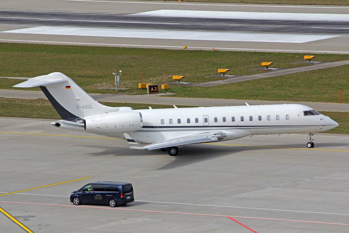 K5-Aviation GmbH, D-AGGL, Bombardier Global 6000, msn: 9875, 16.März 2021, ZRH Zürich, Switzerland.