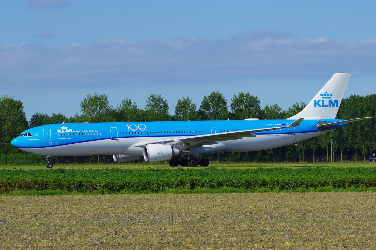 KLM  Airbus A330-300, PH-AKB, 21.08.2020 Amsterdam-Schiphol