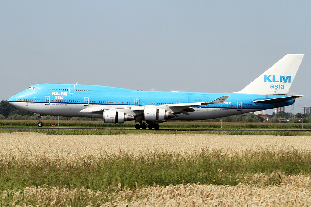 KLM Boeing 747 (Reg. PH-BFP) in AMS am 05.08.2014