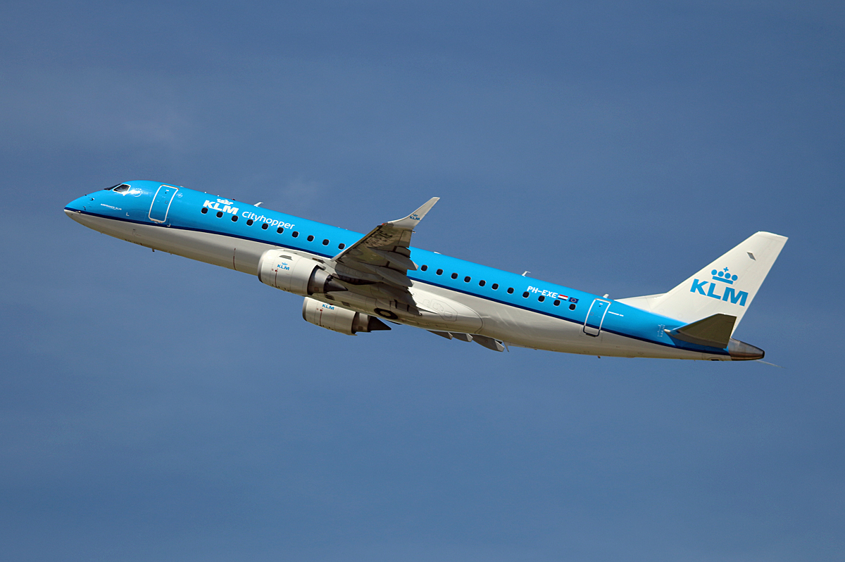 KLM-Cityhopper, ERJ-190-100STD, PH-EXE, DUS, 17.05.2017