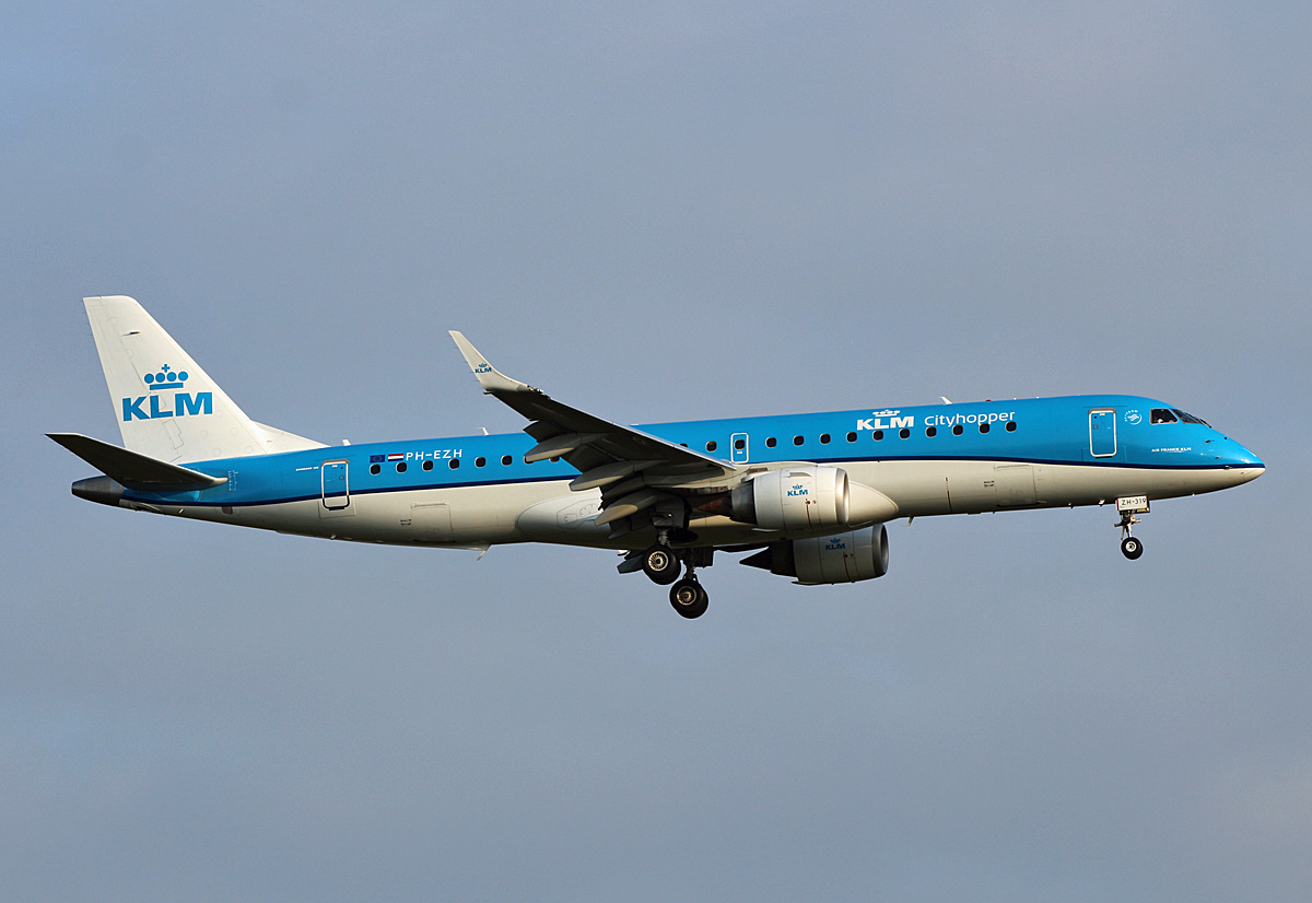 KLM-Cityhopper, ERJ-190-100STD, PH-EZH, BER, 05.09.2021