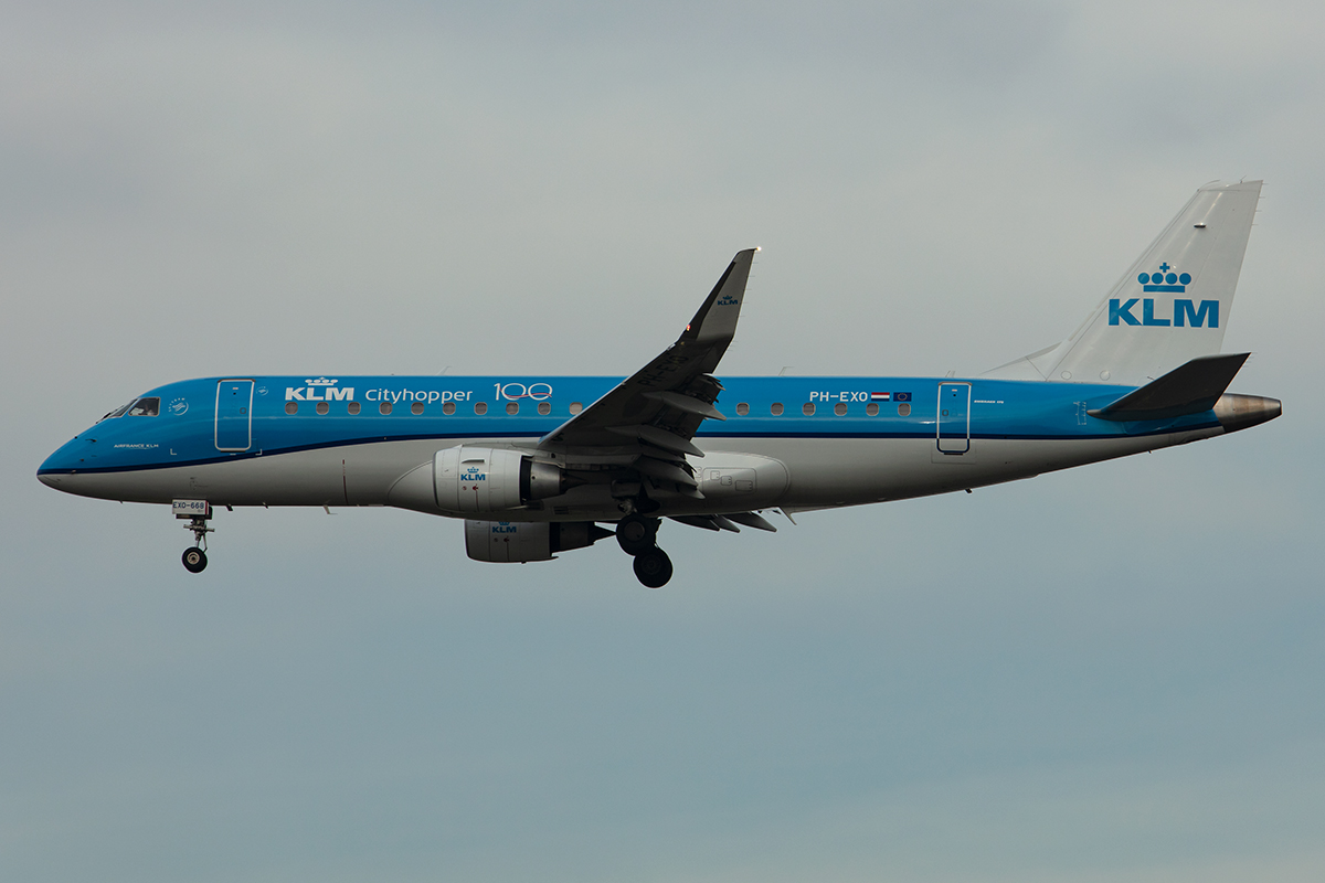 KLM Cityhopper, PH-EXO, Embraer, ERJ-175, 24.11.2019, FRA, Frankfurt, Germany



