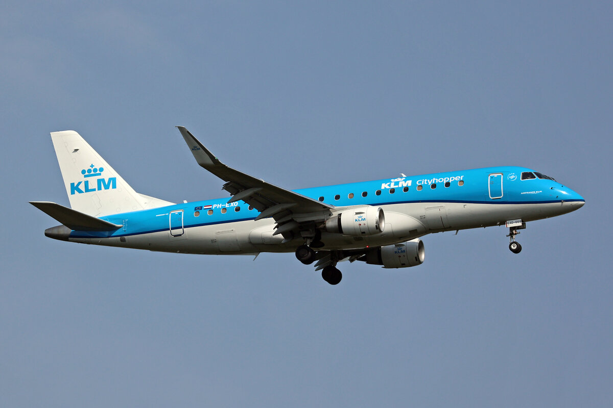 KLM Cityhopper, PH-EXO, Embraer ERJ-175STD, msn: 17000668, 14.August 2025, FRA Frankfurt, Germany.