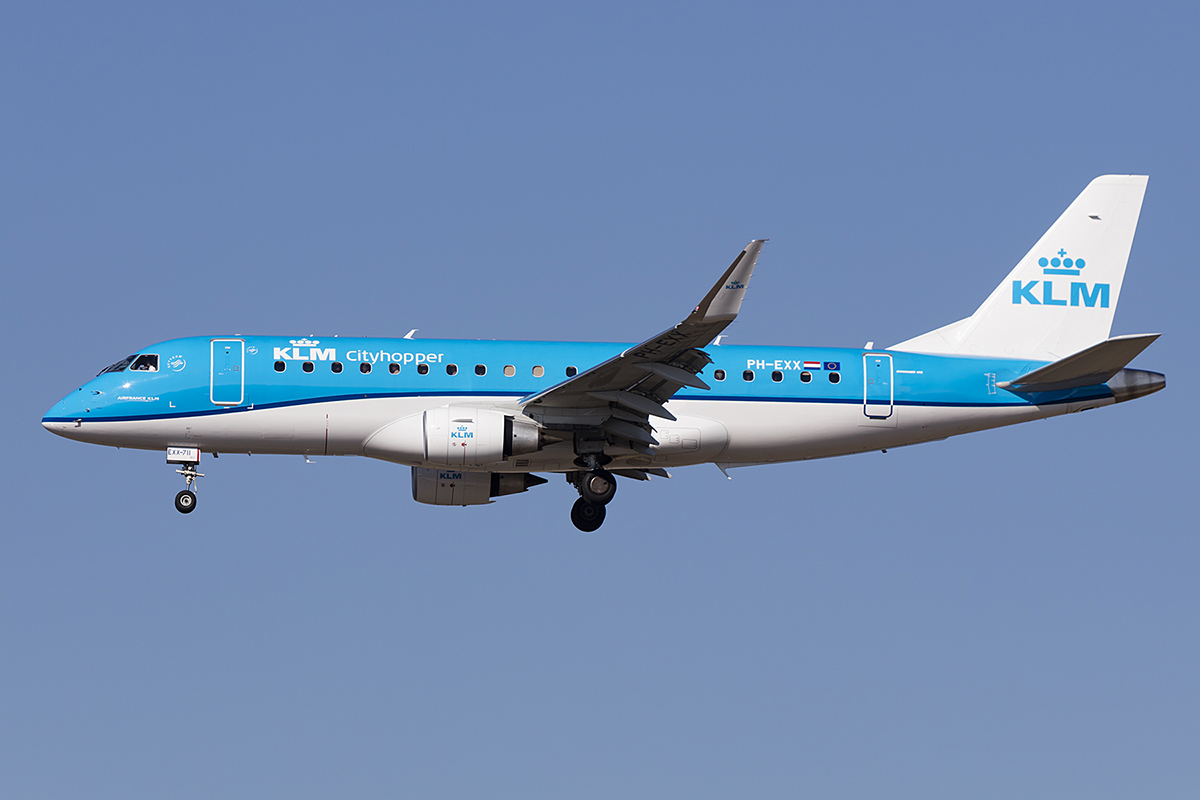 KLM - Cityhopper, PH-EXX, Embraer, ERJ-175, 14.10.2018, FRA, Frankfurt, Germany 


