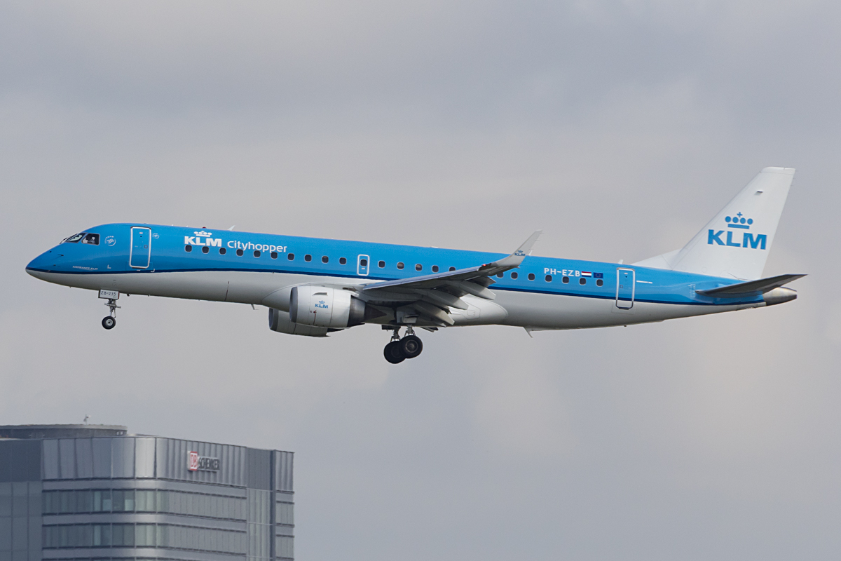 KLM Cityhopper, PH-EZB, Embraer, ERJ-190LR, 21.05.2016, FRA, Frankfurt, Germany



