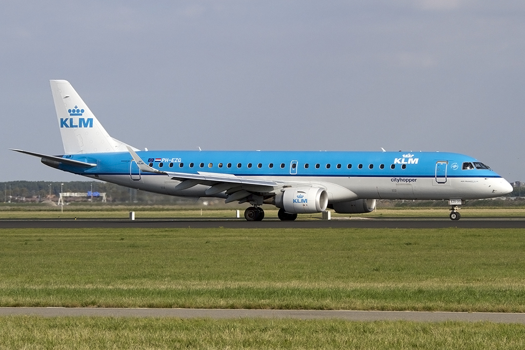 KLM - Cityhopper, PH-EZG, Embraer, 190LR, 06.10.2013, AMS, Amsterdam, Netherlands



