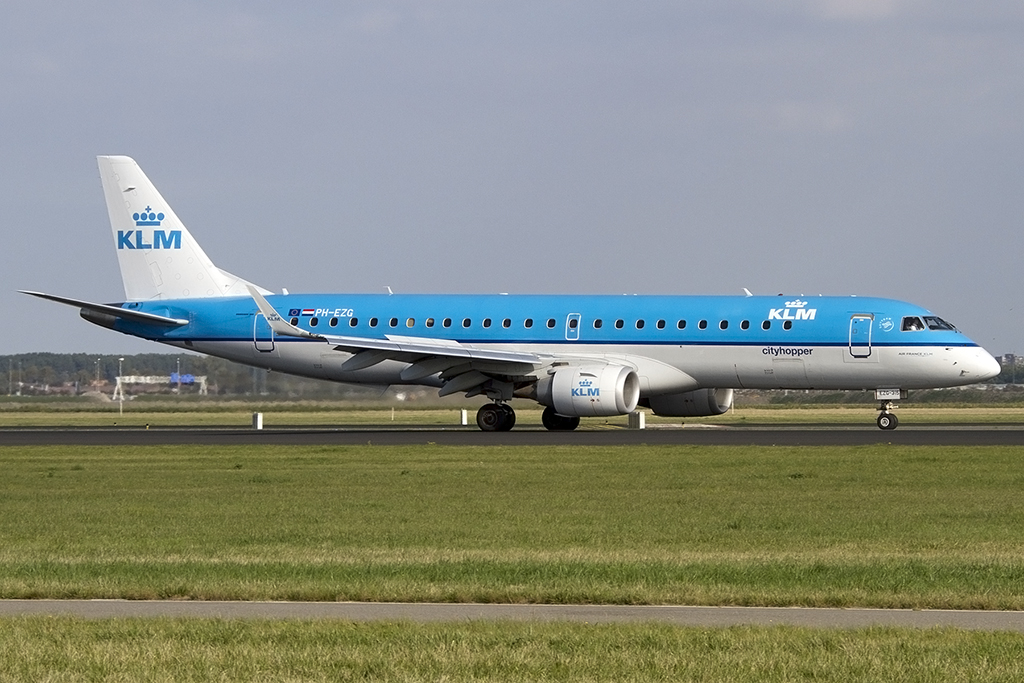 KLM - Cityhopper, PH-EZG, Embraer, 190LR, 06.10.2013, AMS, Amsterdam, Netherlands



