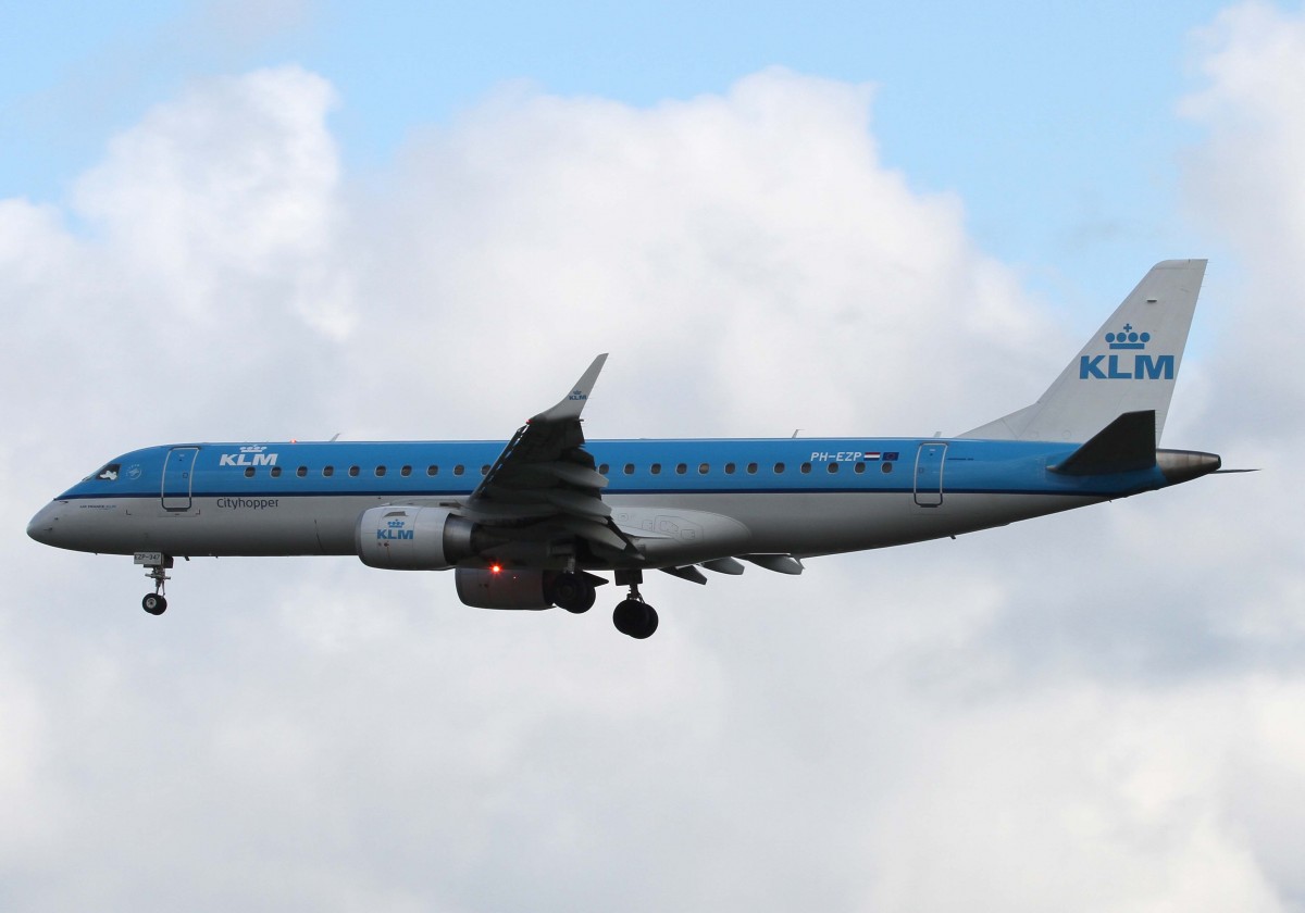 KLM-cityhopper, PH-EZP, Embraer, 190 STD, 18.04.2014, FRA-EDDF, Frankfurt, Germany