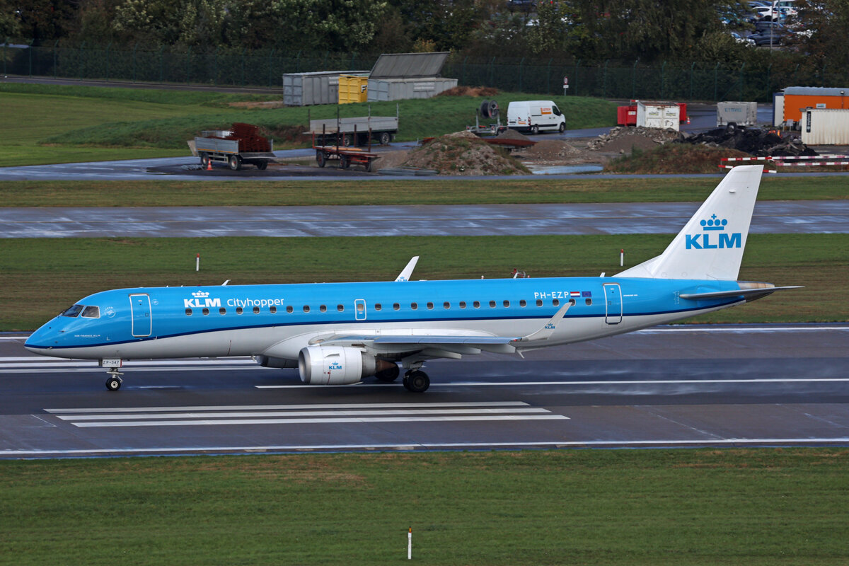 KLM Cityhopper, PH-EZP, Embraer ERJ-190STD, msn: 19000347, 14.Oktober 2023, ZRH Zürich, Switzerland.