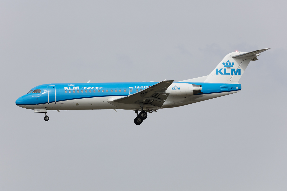 KLM - Cityhopper, PH-KZB, Fokker, F70, 01.04.2017, FRA, Frankfurt, Germany


