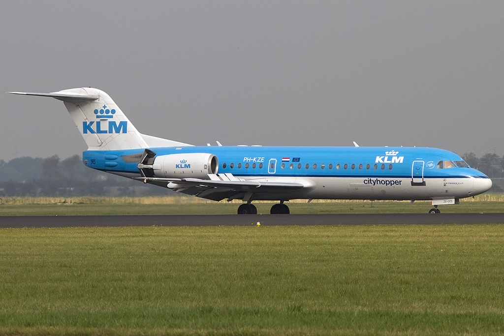 KLM - Cityhopper, PH-KZE, Fokker, F-70, 07.10.2013, AMS, Amsterdam, Netherlands 


