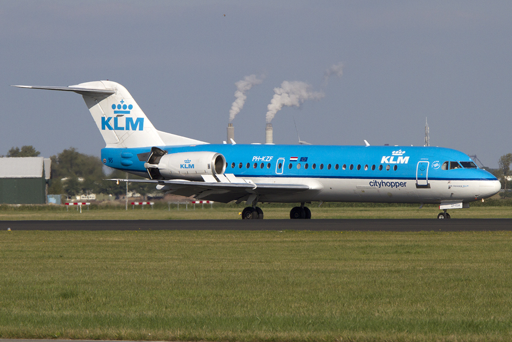 KLM - Cityhopper, PH-KZF, Fokker, F-70, 06.10.2013, AMS, Amsterdam, Netherlands 



